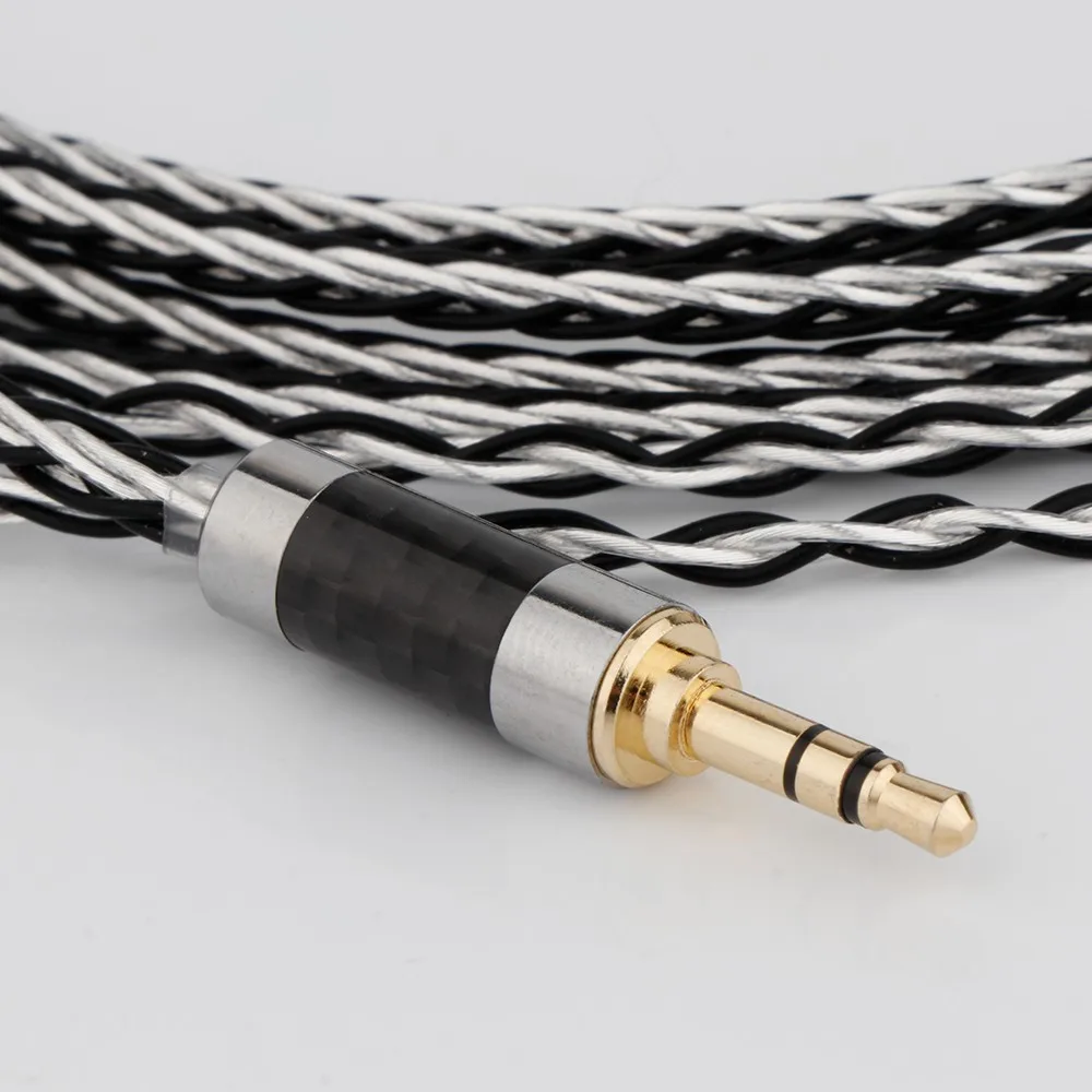 하이파이 오디오 이어폰 케이블, HD700 4 핀 XLR용, 6N 단결정 실버, 밸런스 헤드폰 업그레이드 케이블, 2.5mm, 4.4mm
