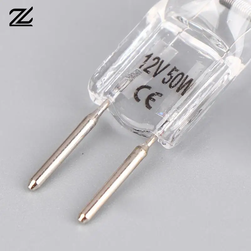 1pcs 12V G6.35 35W 50W 75W 100W Halogen Lamp Beads Suitable For Aromatherapy Lamp Crystal Lamp Projector 2pin Bulb