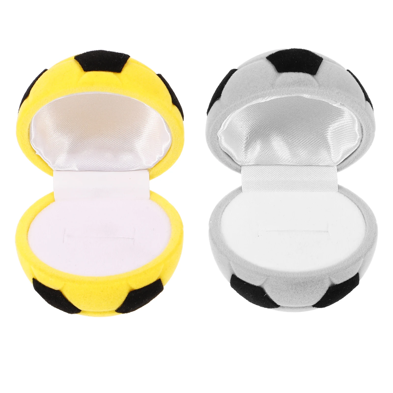 

Flannel Jewelry Box Small Storage Case For Proposal Wedding Engagement Lightweight Earrings Necklace Organizer Compact Portable
