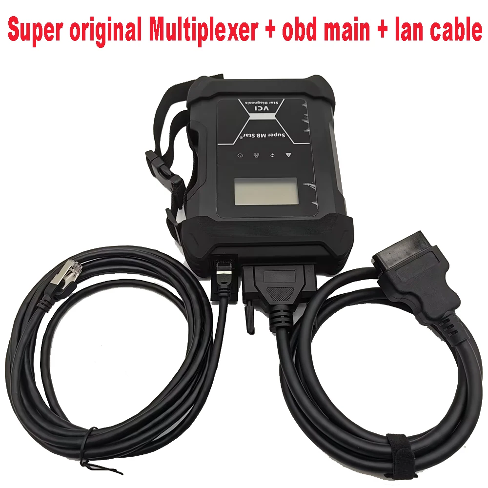 DOIP WIFI Super MB Star C4 C6 Star C4 Multiplexer with OBD Cable and LAN Cable ODB Scanner MB Star SD Connect C4 Diagnostic Tool
