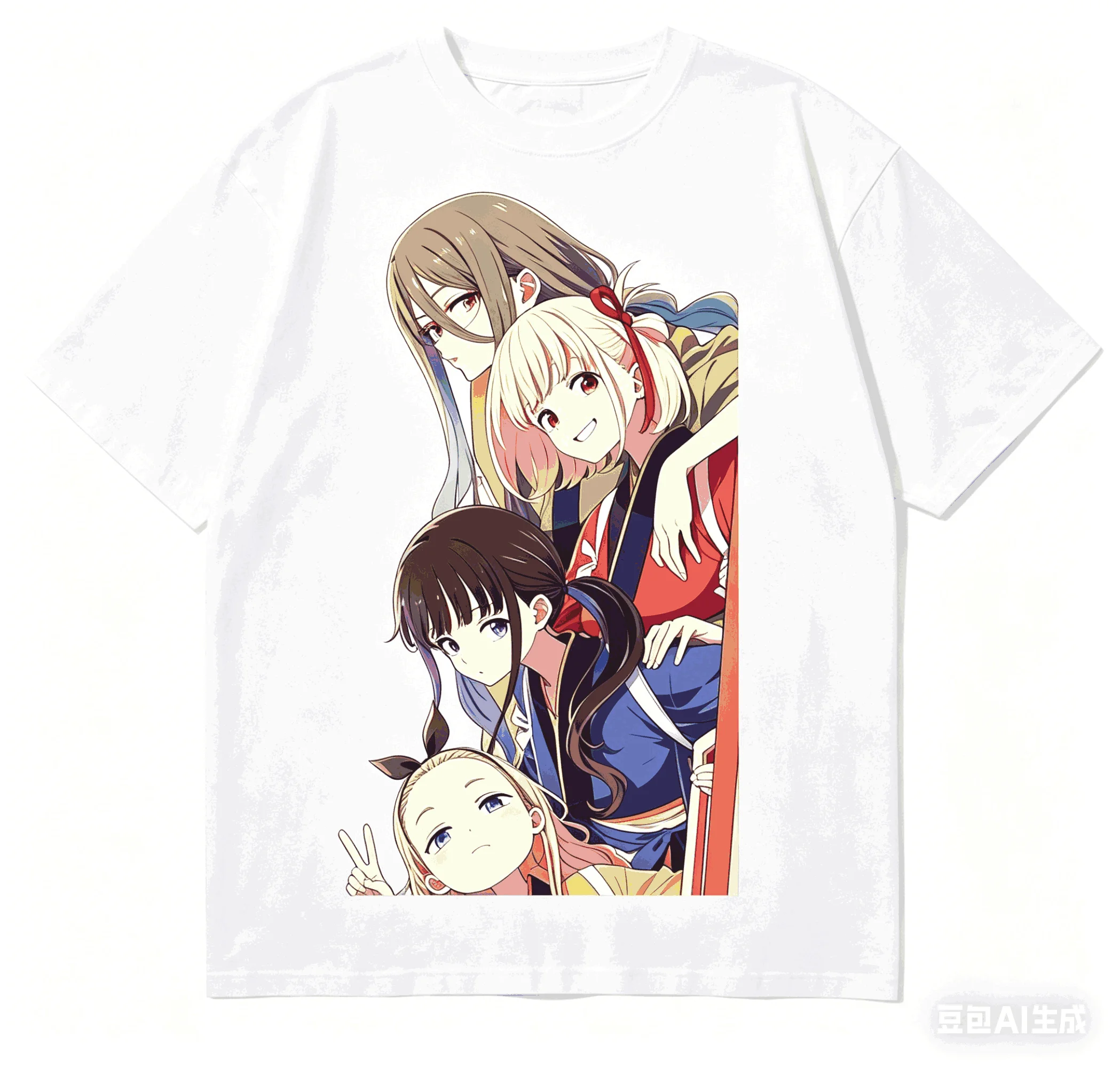 Lycoris Recoil Cotton T-shirt 2026 New Model shirt personality Clothes Year round clothing Short Streetwear Sleeves Couples soft