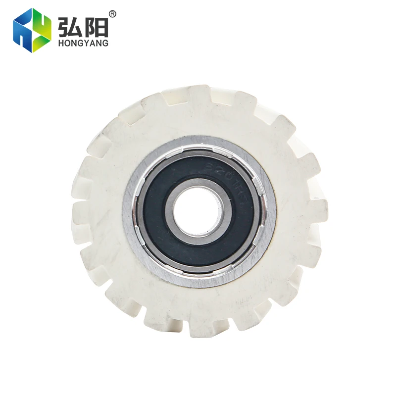 La ruota di pressione concava del rullo di pressione in gomma twill 65*12*28mm è adatta per gli strumenti di lavorazione del legno della macchina per sigillare bordi NANXING