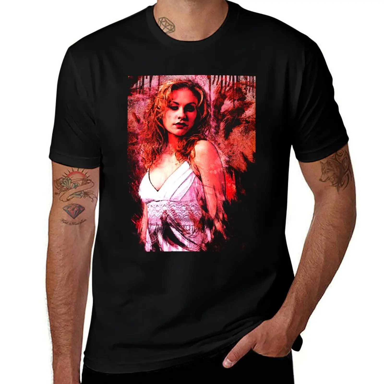 Футболка Sookie Stackhouse для мальчиков с животным принтом, новое издание, рубашка с аниме, мужская дизайнерская одежда Футболка Sookie Stackhouse для мальчиков с животным принтом, новое издание, рубашка с аниме, мужская дизайнерская одежда