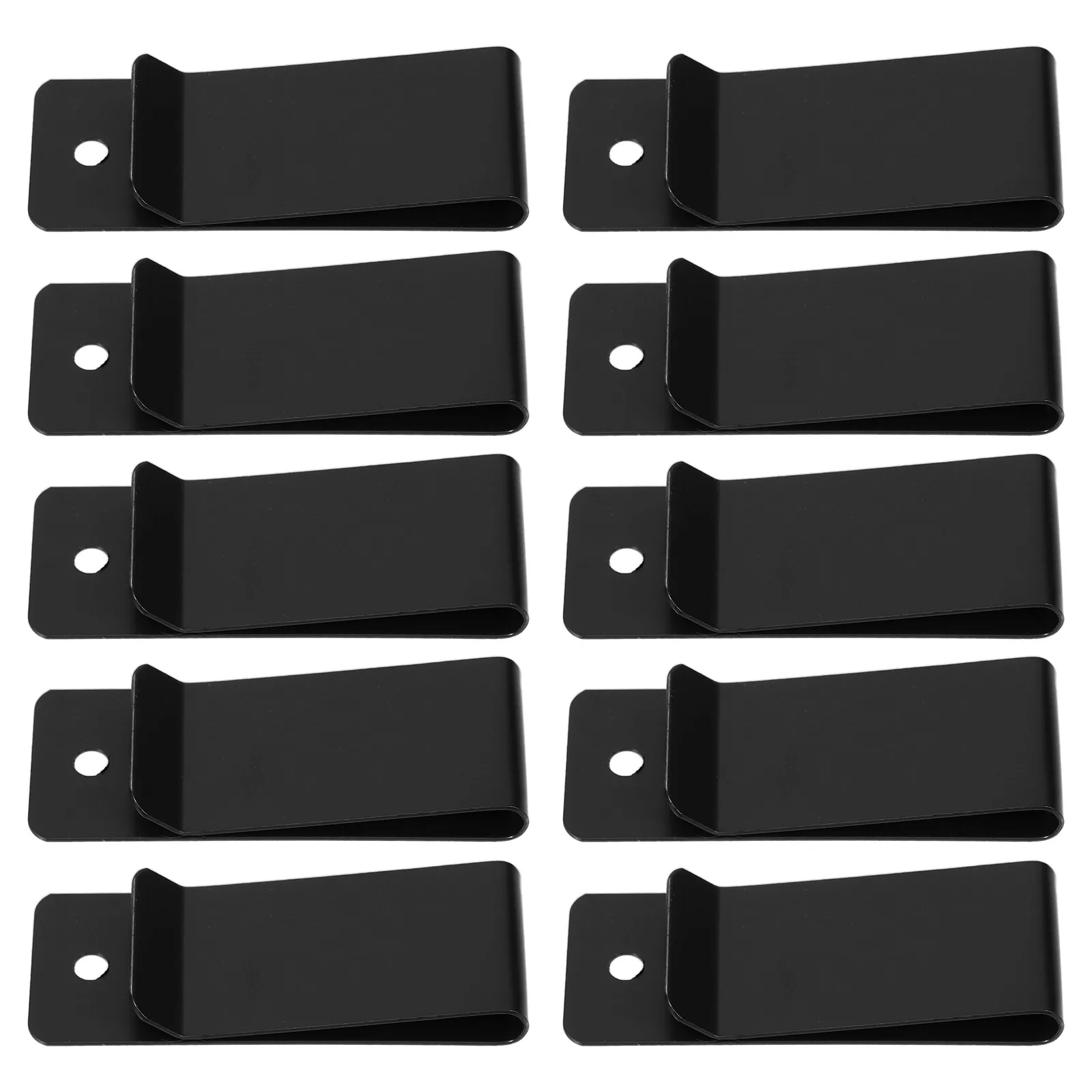 

10pcs Metal Belt Clip Durable Phone Holder Key Ring Luggage Accessories Travel Replacement Parts Tough Built Versatile Connector