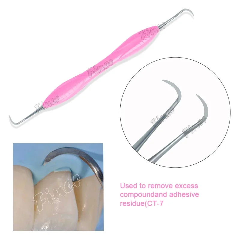Dental Resin Spatulas, Silicone Handle Composite Filling Tool