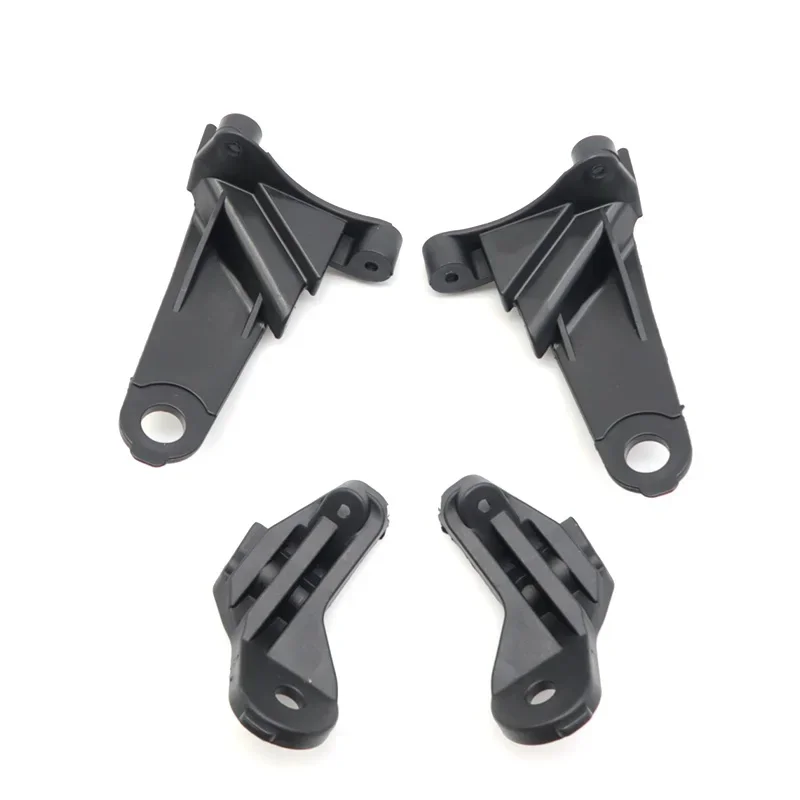 

4X FOR Lexus RX300 RX330 RX450 2023-2024 Car Low Headlight Repair Kit Bracket Protection Ring Black Plastic Fixing Claw