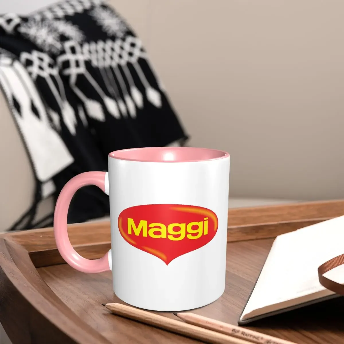 Lifetime Maggi Mug Funny Ceramic Coffee Cups Tea Mugs Milk Cup Drinkware Gifts for Friends