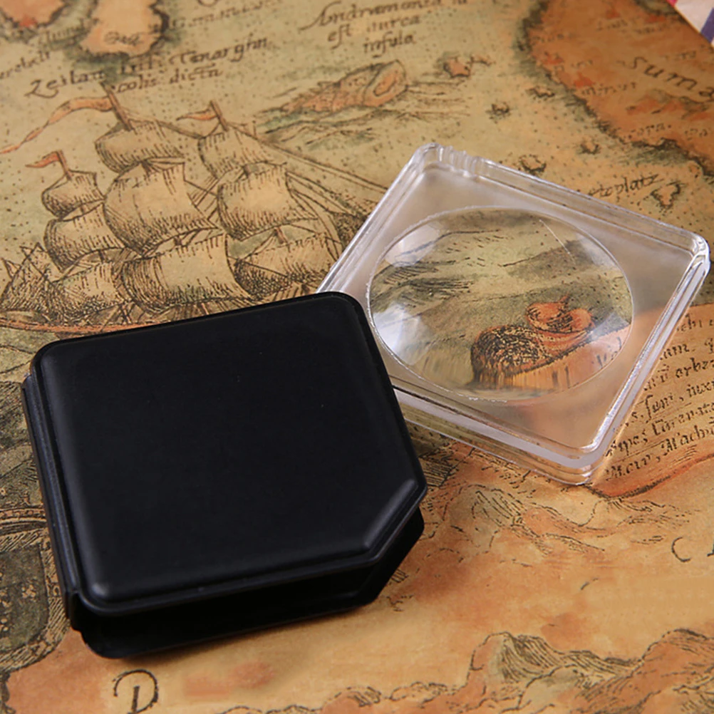 

Reading Magnifier for Books Handheld Magnifying Glass Paperweight Simple Lightweight Durable Outdoor Kids