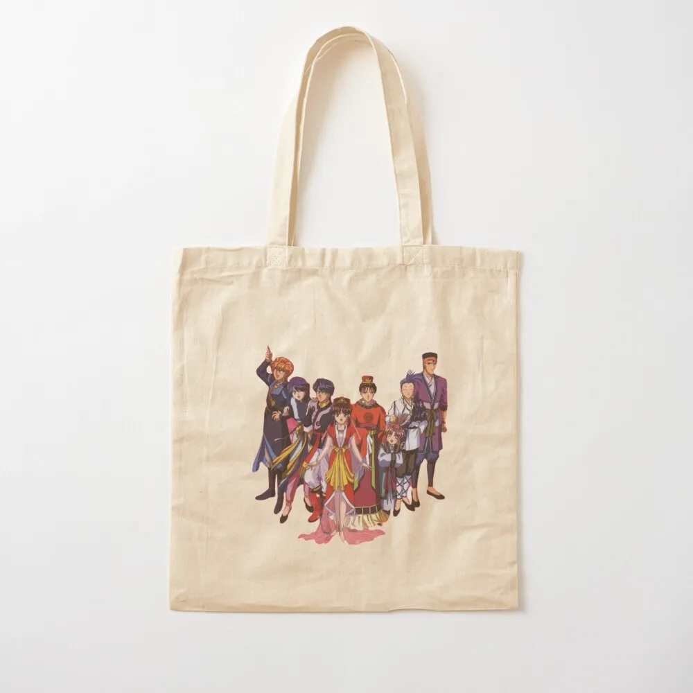 Fushigi Yuugi Group Tote Bag hand bag ladies Women's tote bag free delivery bags reusable grocery bags