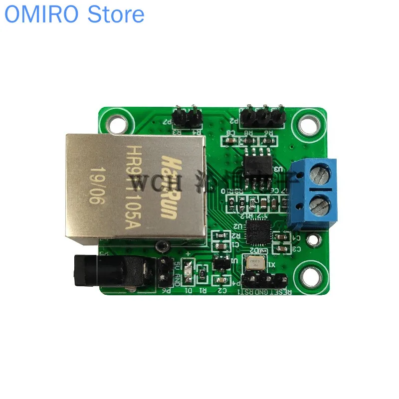 

Network to RS485 Module 10M Ethernet Industrial 485 Serial Port Network Transparent Transmission Ch9120