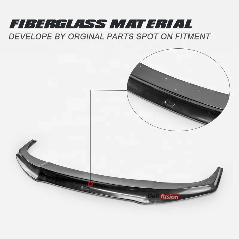 

For '17-20 Civic-R FK7 hatchback GRD-style front bumper bottom fiberglass front lip