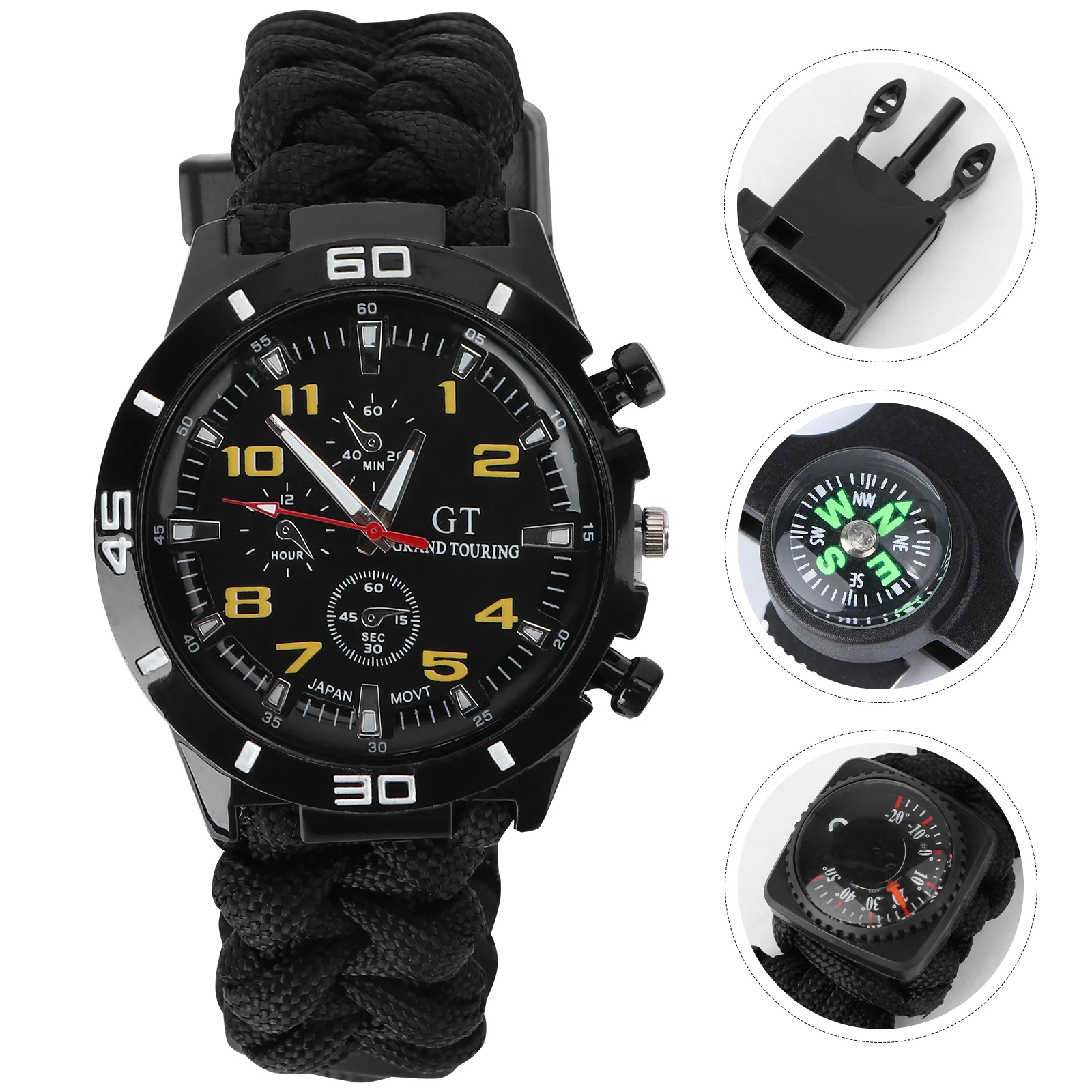 3 in Watches Multifunctional for Filed Exploration Outdoor with Thermometer 1 Mountaineering Camping Compass