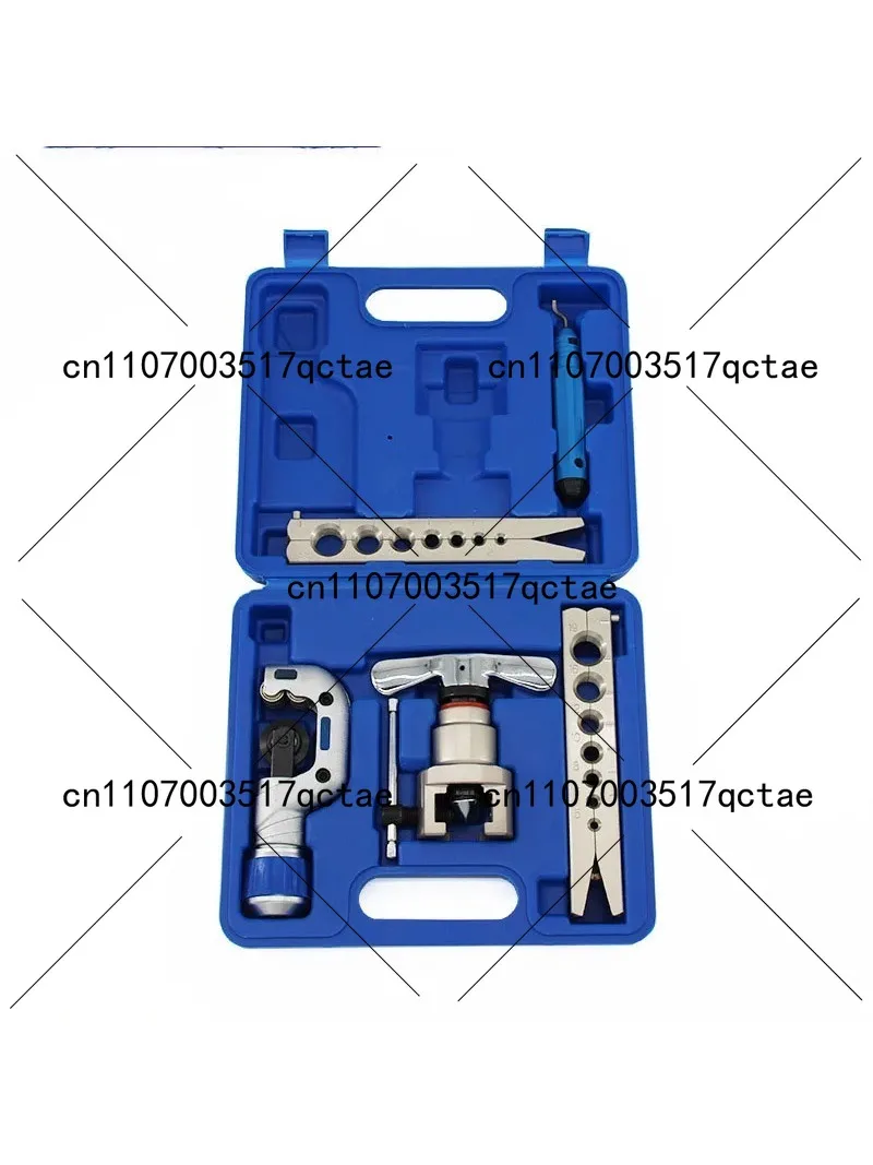 Air Conditioning Refrigeration Repair Kit - Eccentric Tapered Flaring Manual Copper Tube Expander Set 6-19mm for HVAC R22 R134a