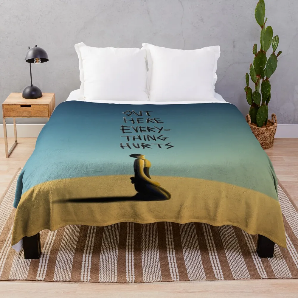 Furiosa's Pain Throw Blanket halloween Thin blankets and throws Summer Blankets