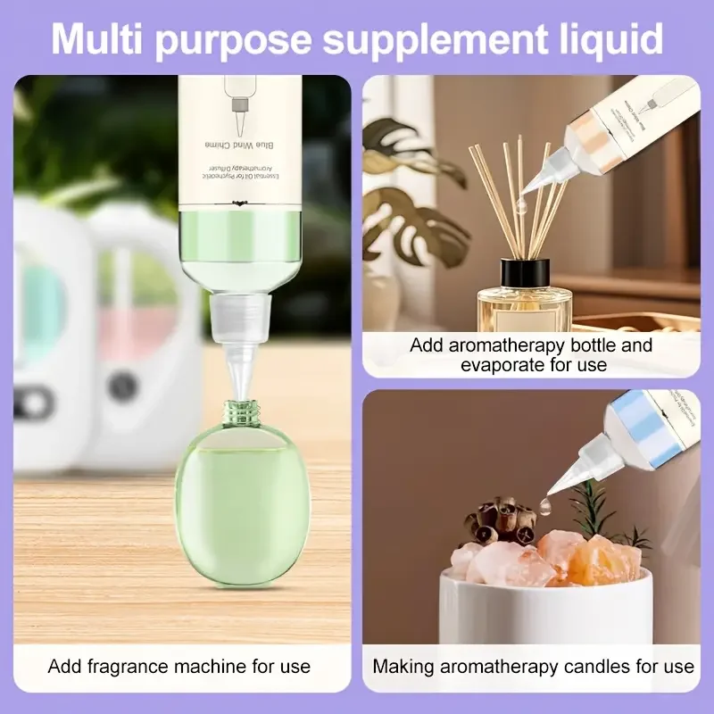 น้ำมันหอมระเหยขนาดใหญ่ 260 มล. สำหรับเติมกลิ่นหอมติดทนนาน ใช้ได้กับเครื่องกระจายกลิ่น เครื่องเพิ่มความชื้น และเครื่องฟอกอากาศในรถยนต์