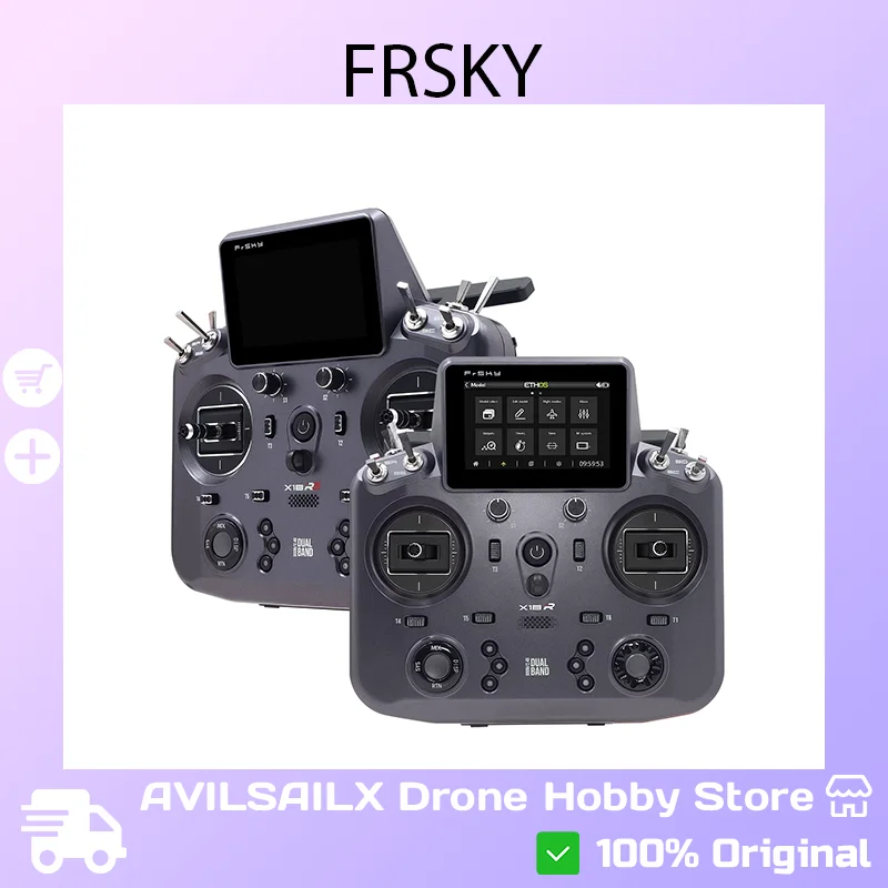 FrSky X18R/X18RS Remote Controller | ETHOS System 24CH 900M/2.4G Dual-Band Sleek & Stylish Design