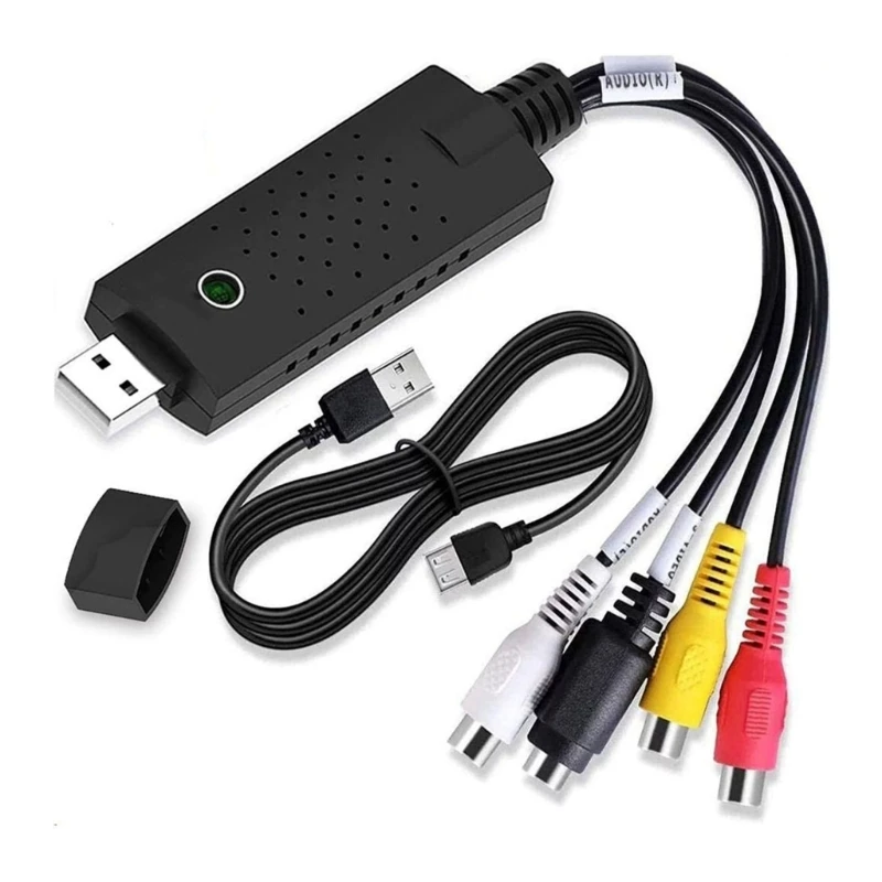 Video Converter USB 2.0 Device for Old VHS VCR Hi8 to Digital