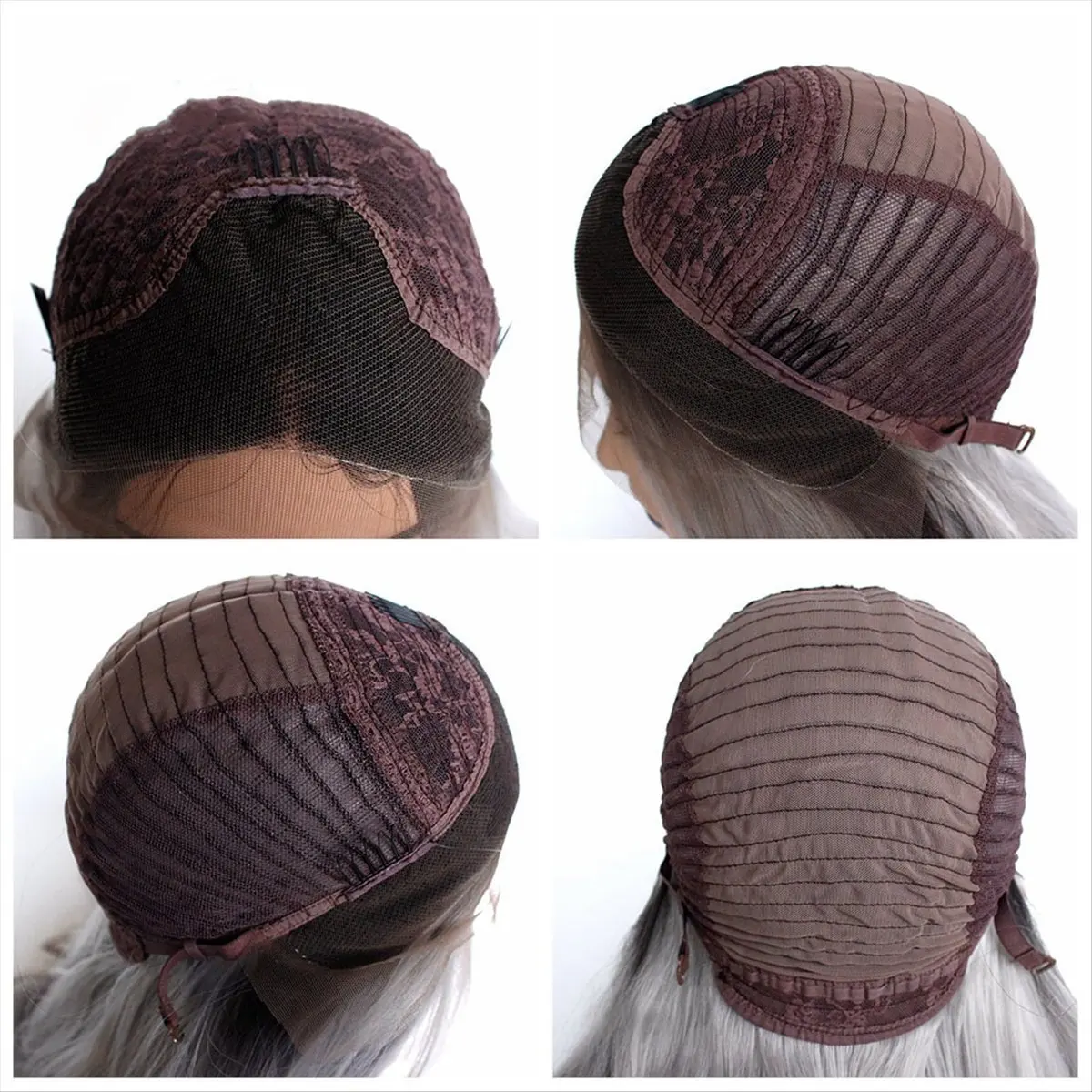 

【ГОРЯЧИЕ ПРЕДМЕТИ】14-дюймовый передний парик шнурка, длинный прямой парик из волос, синтетический парик для женщин