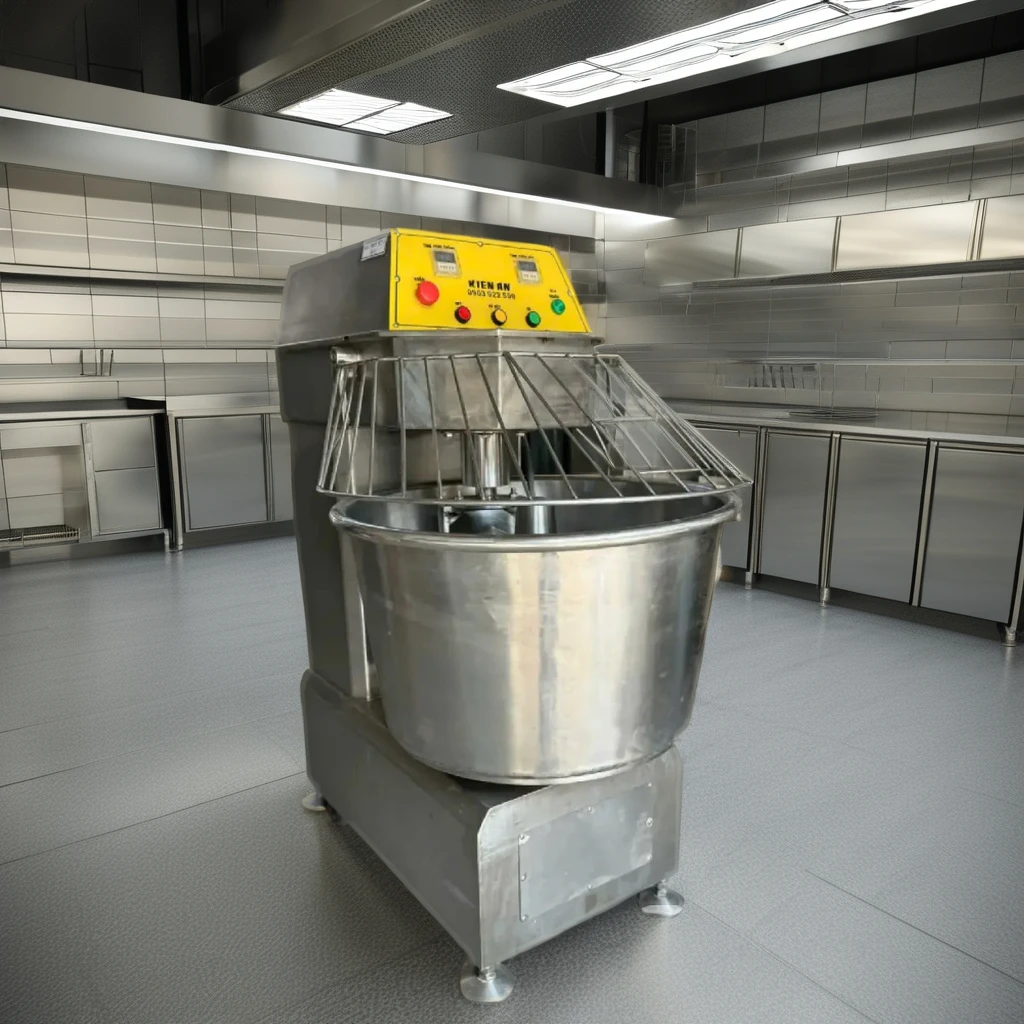High-Capacity 25kg Commercial Dough Mixer 230kg Heavy-Duty Stainless Steel 3.7KW 220V KIEN An TPMDB25-220V Bakery Machine