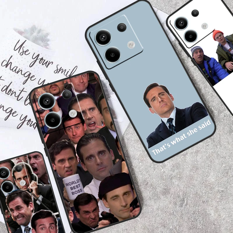 Michael Scott The Office Humor Case For Redmi Note 13 12 Pro Plus Note 9 10 11 Pro 9S 10S 11S 12S Redmi 10C 12C 13C Cover