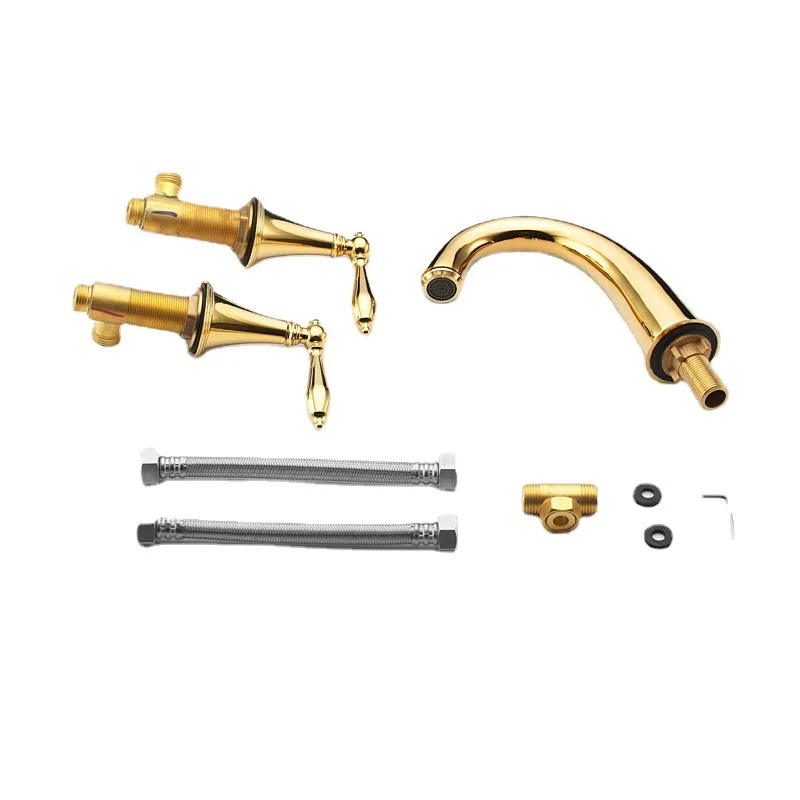 

Foreign trade, European style, three holes, bathroom cabinet, split type, basin