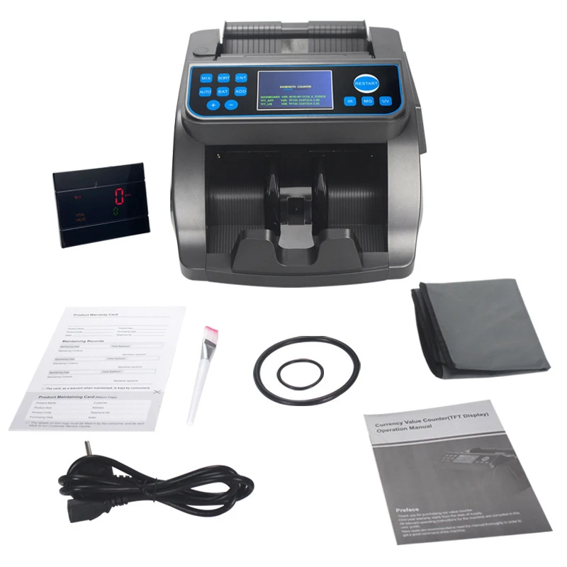 Imagem -05 - Fake Bill Detector Money Detecting Machine Money Counter Velocidade de Contagem Rápida Money Mix Eur Xd6000e Nota