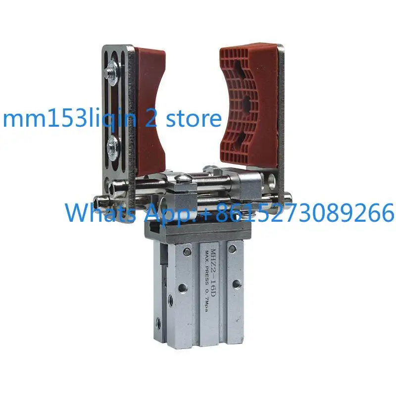 Manipulator Industrial Parallel Fixture Adjustable Telescopic Bracket Finger Cylinder Clamp Jaw Clamp Fixture Silicone Clamp