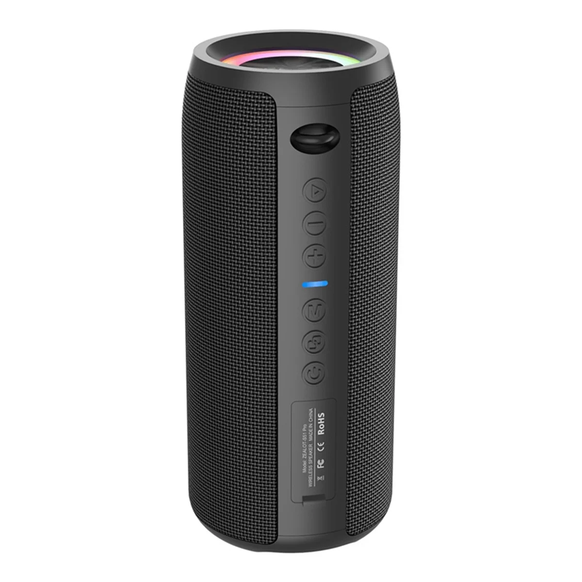 NEW S51 Pro Bluetooth Speaker 40W Outdoor Speaker with Dazzling Colour Lights Waterproof Long Battery Life Subwoofer Sound