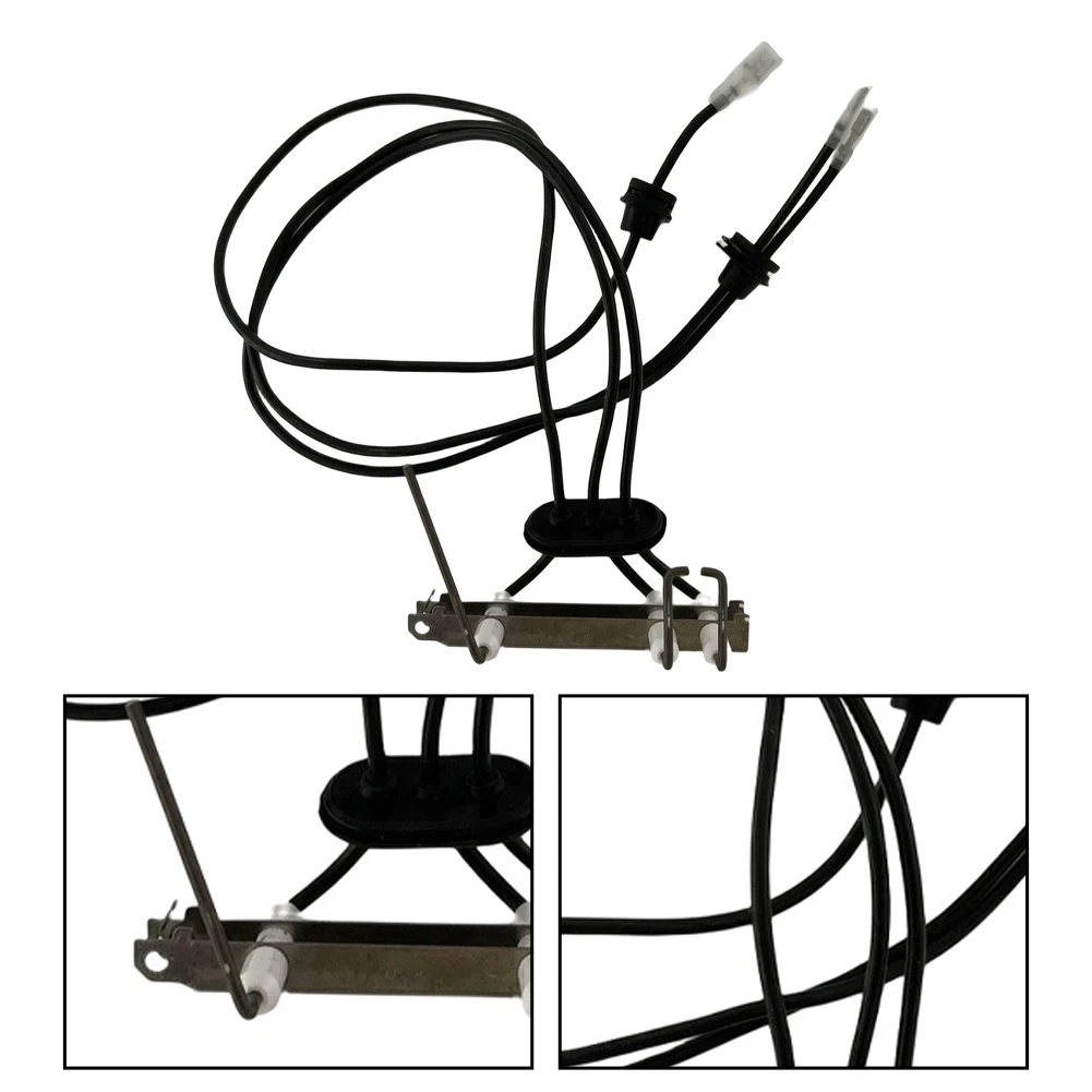 Thermal Stress Ignition Electrode Three-wire Ignition Wall-mounted Boiler Part Black white Direct Compatibility Design