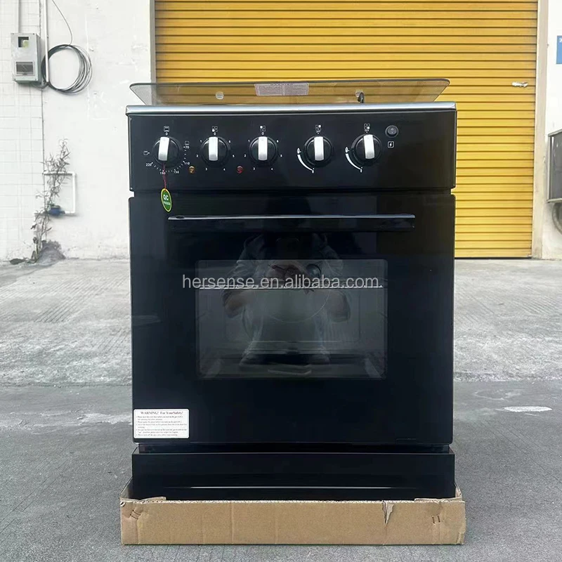 Vertical Four Burner Gas Oven with Integrated Baking Stove Multifunctional houseuse Stainless Steel  Professional Built in Oven