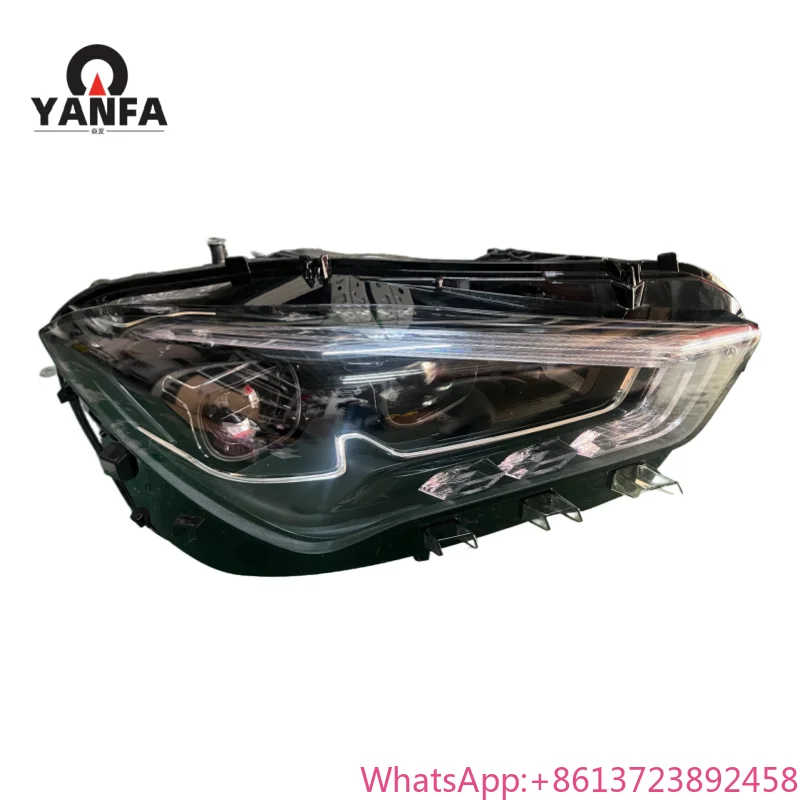 

For 2024-2025 Mercedes-Benz CLA AMG C118 Original Headlight Lens 12V Geometric Lights for CLA220 250 260 CLA45 CLA35 118 Models