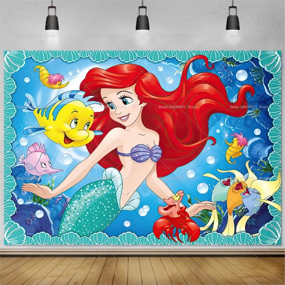 The Little Mermaid Theme Backd - Baby Food Plan recension och pris