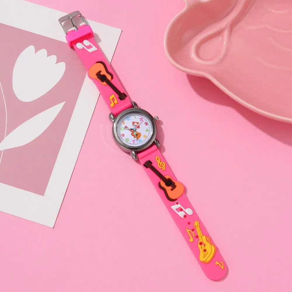 With Colorful Designs Kids Cartoon Watch Set Perfect Gift 10 Styles Silicone Quartz Wristwatch Easy-to-Read Face