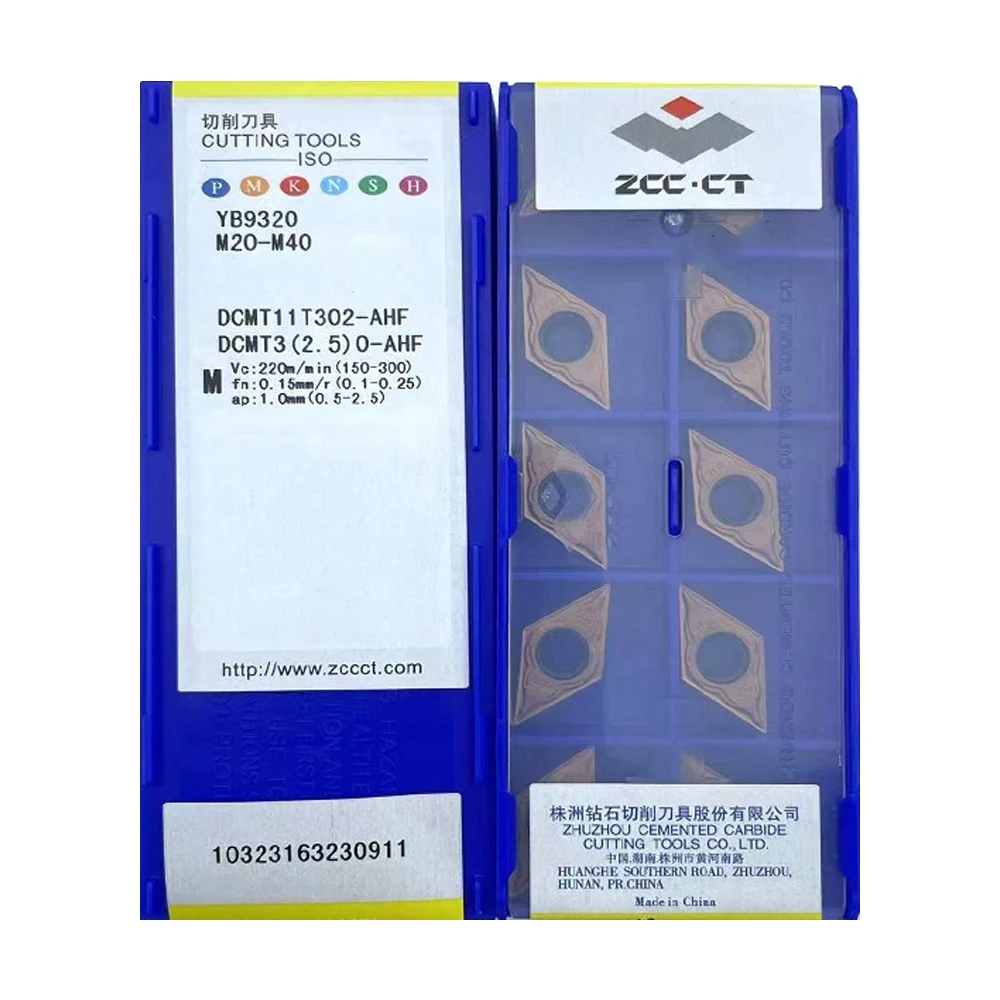 

HUAZHICHUN DCMT11T302-AHFYB9320 карбидный токарный станок с ЧПУ, резьбовые Токарные Вставки для резьбы, вращающийся держатель инструмента