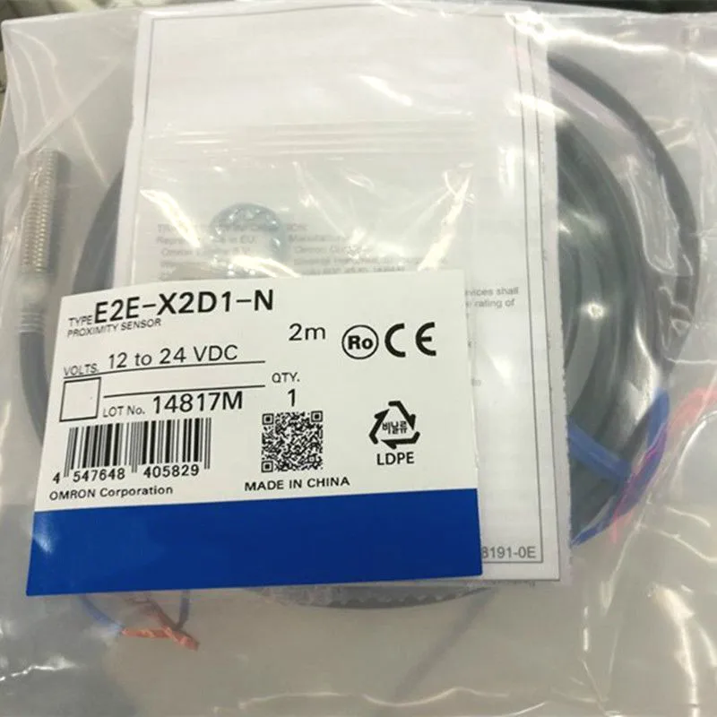 Sensor Sakelar Kedekatan E2E-X2D1-N Asli