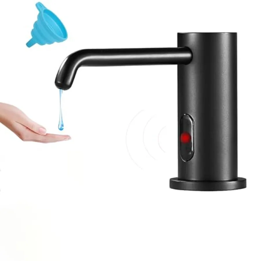 

Touchless Automatic Soap Dispenser for Kitchen Bathroom Sink Built-in Liquid Commercial Electric Soap Dispenser with Bottle and