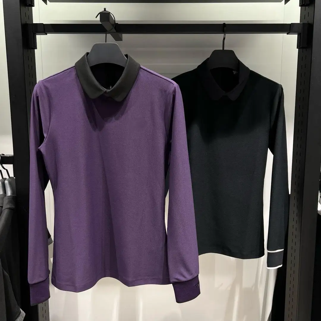 2026 Fall Golf Shirt for Women Stretchable Breathable Long Sleeve Top Elegeant Ladies Athletic Blouse