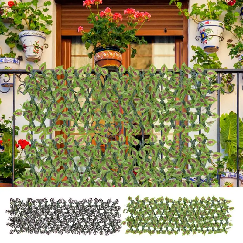 Artificial Hedges Artificial Hedge Screening Roll Garden Greenery Leaf Backdrop Decoration For Living Room Garden Balcony And