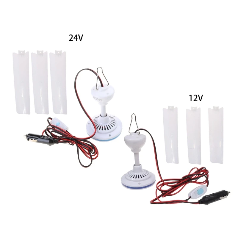 

Car Ceiling Fan Mini Tent Fans for Camping Outdoor Hanging Gazebo Tents Ceiling Canopy Fan for DC 12V Battery Powered Dropship