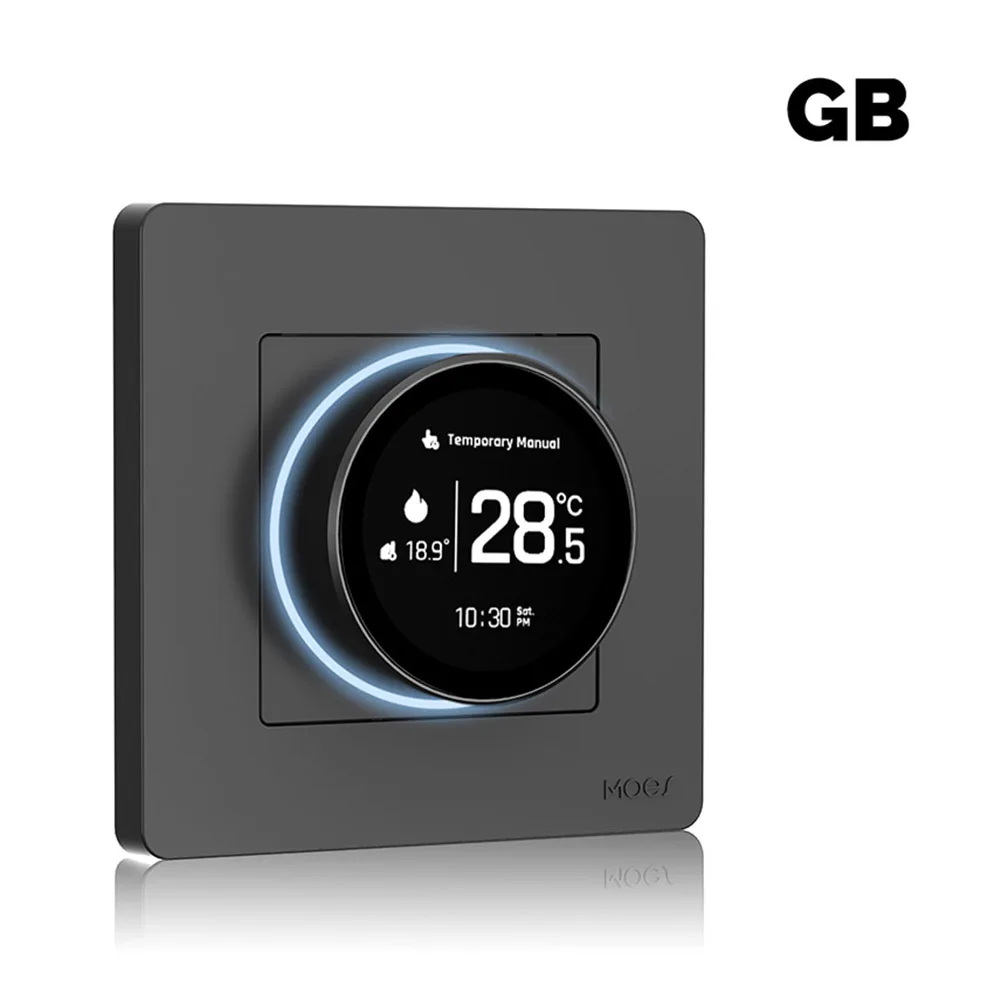 Controlador de temperatura termostato inteligente casa inteligente botão aquecimento termostato para piso elétrico aquecimento água/caldeira a gás