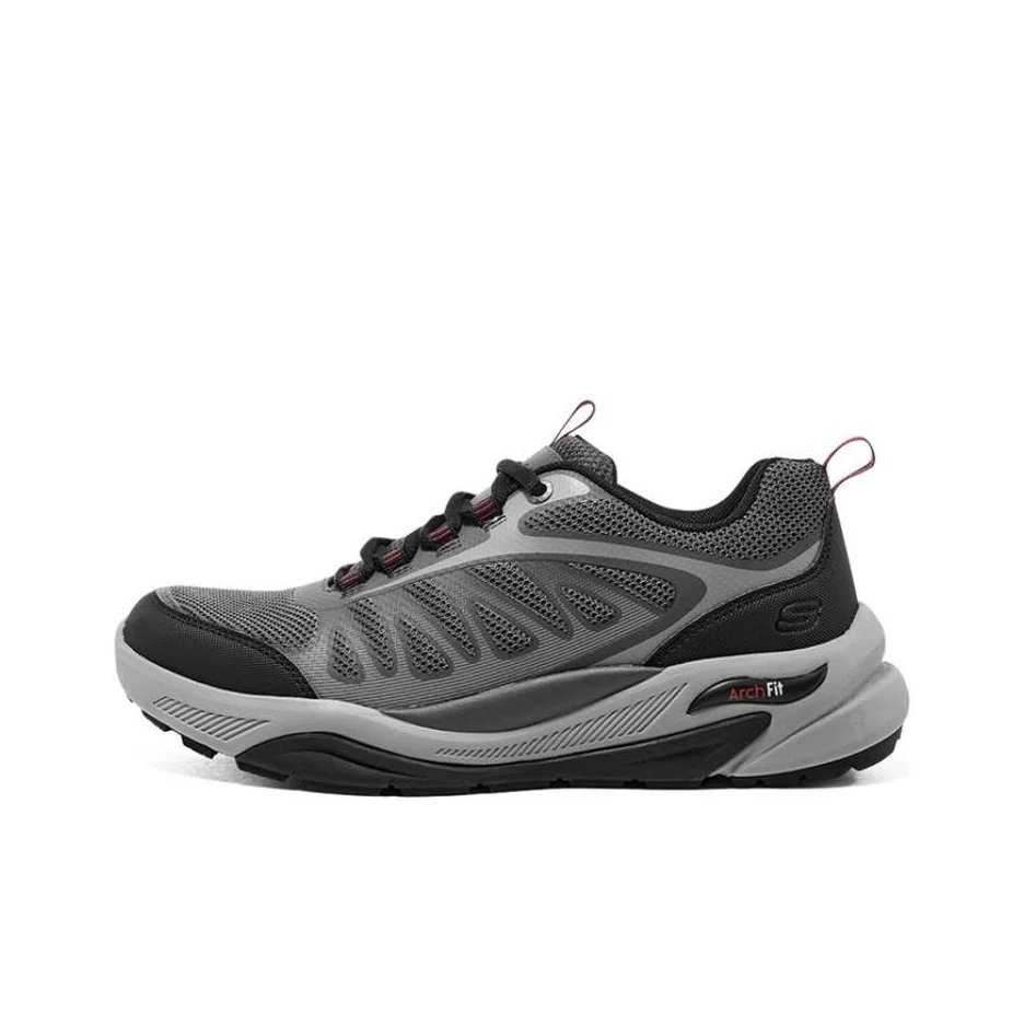 skechers-arch-fit-calvera-fabric-low-top-sports-casual-shoes-men's-gray