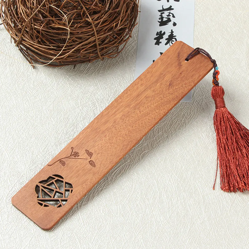 

Bookmark The Gift Chinese Style Souvenir Wooden Solid Graduation