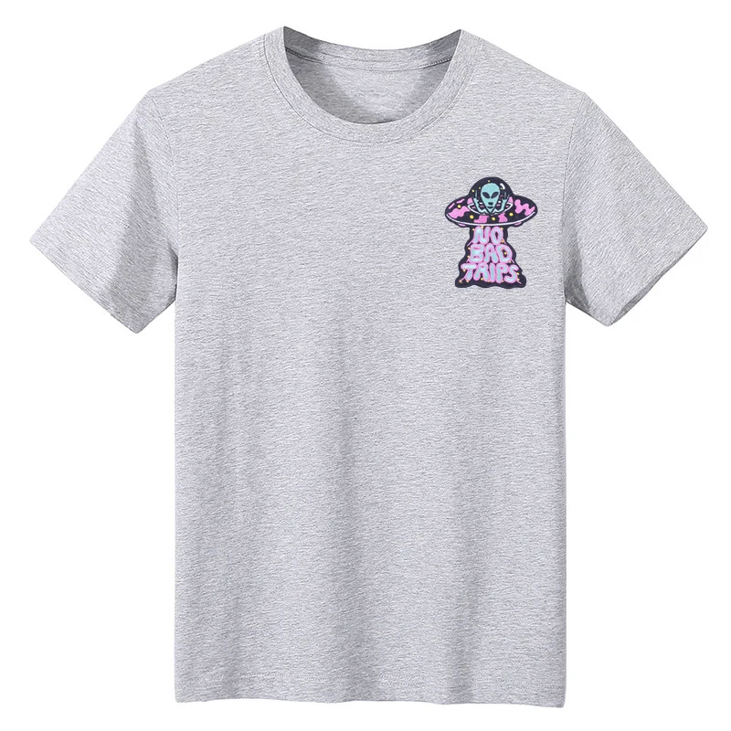 

Aliens UFO Graphic Tees Men Cute Funny T-Shirts Unisex Clothing All-match Fashion T Shirts Tops