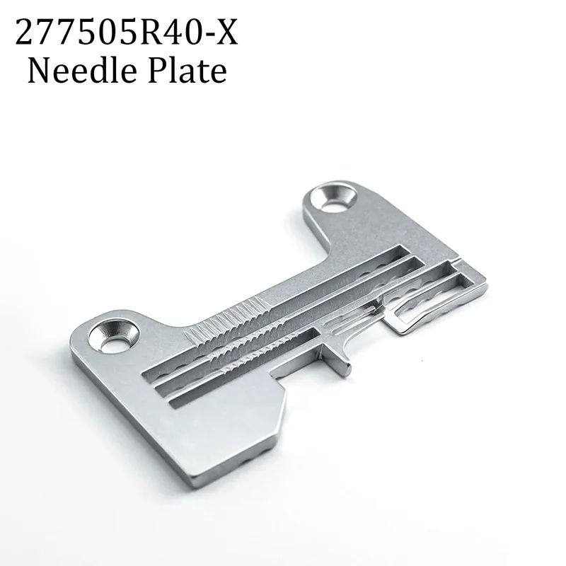 

277505R40-X Needle Plate,Compatible with Pegasus EX Siruba 988 4-Thread Overlock Sewing Machine,Sewing Machine Replacement Parts