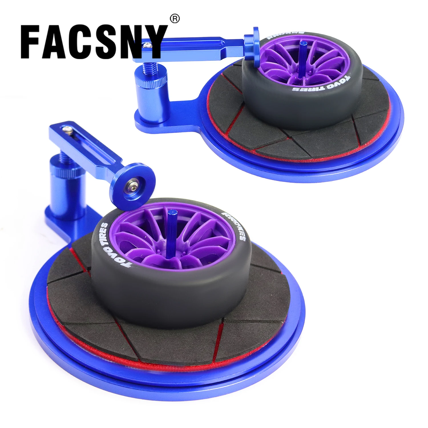 RC Aluminum Semi-Automatic Tire Gluer for Including 40MM and Tires Below 40MM 1/8 1/10 On-Road/Off-Road/Drift Car Upgrade Part