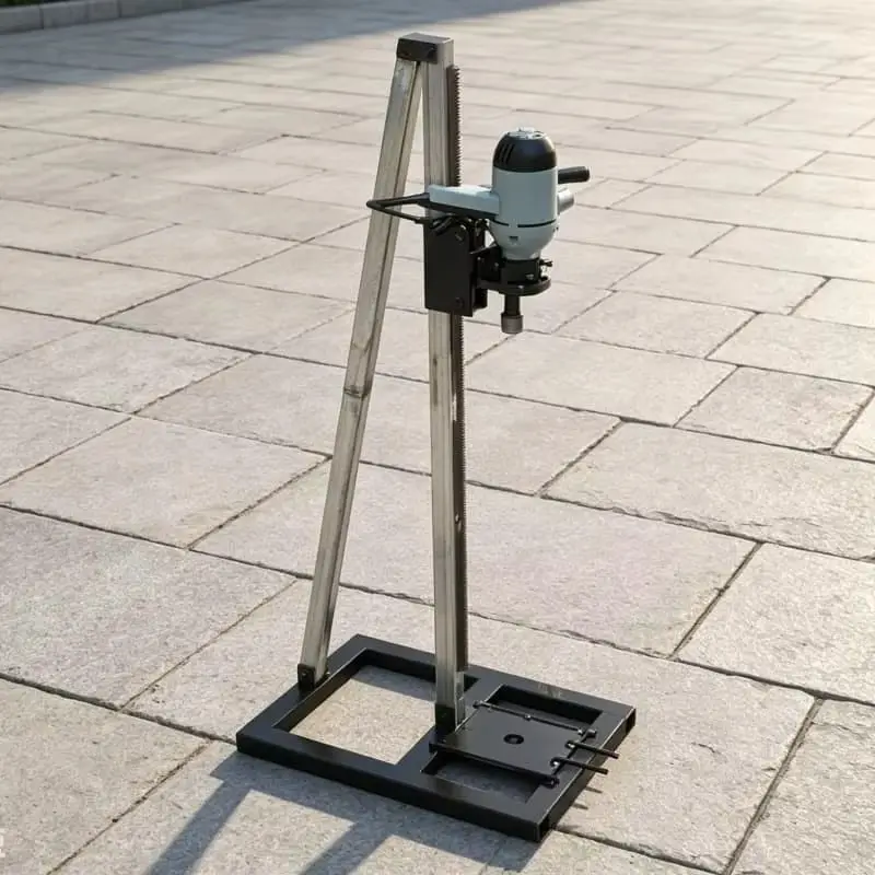Customized Portable water well drilling rig, mini household well driller, gantry frame, vertical drilling machine