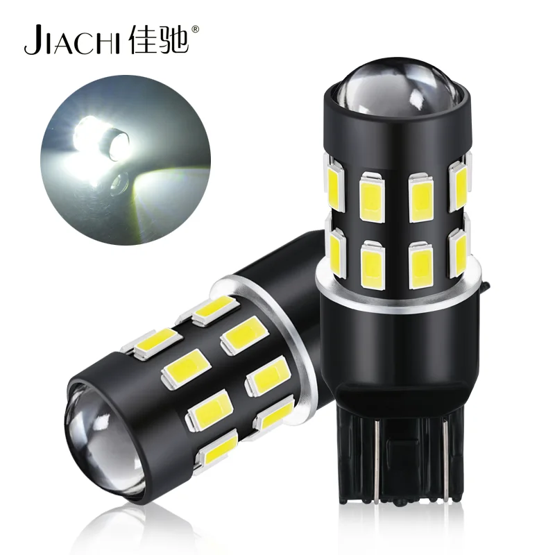 

Jiachi 100PCS T20 7440 W21W WY21W 7443 W21/5W Led Replacement Car Bulb DRL DC12V White 6000K Auto Light
