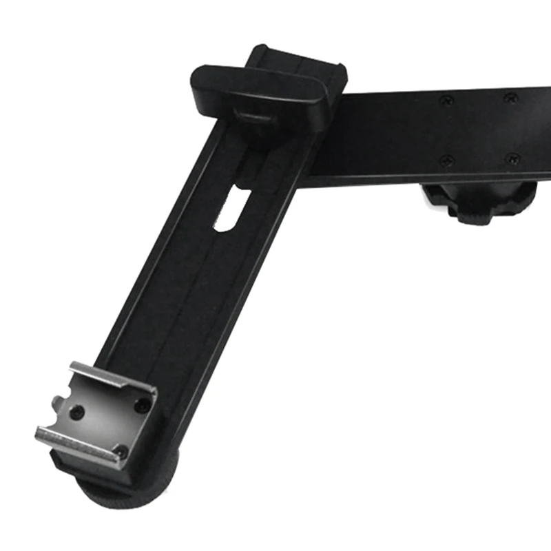 Double Hot Shoe Mounting Bracket For Camera Video Twin Speed Light Flash Holder Stand For DSLR Cameras Macro