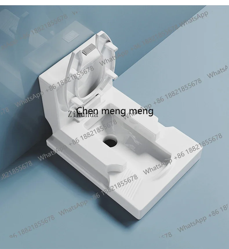 New arrive Squatting and sitting dual-purpose pit-free squatting  seat is changed to squatting toilet artifact