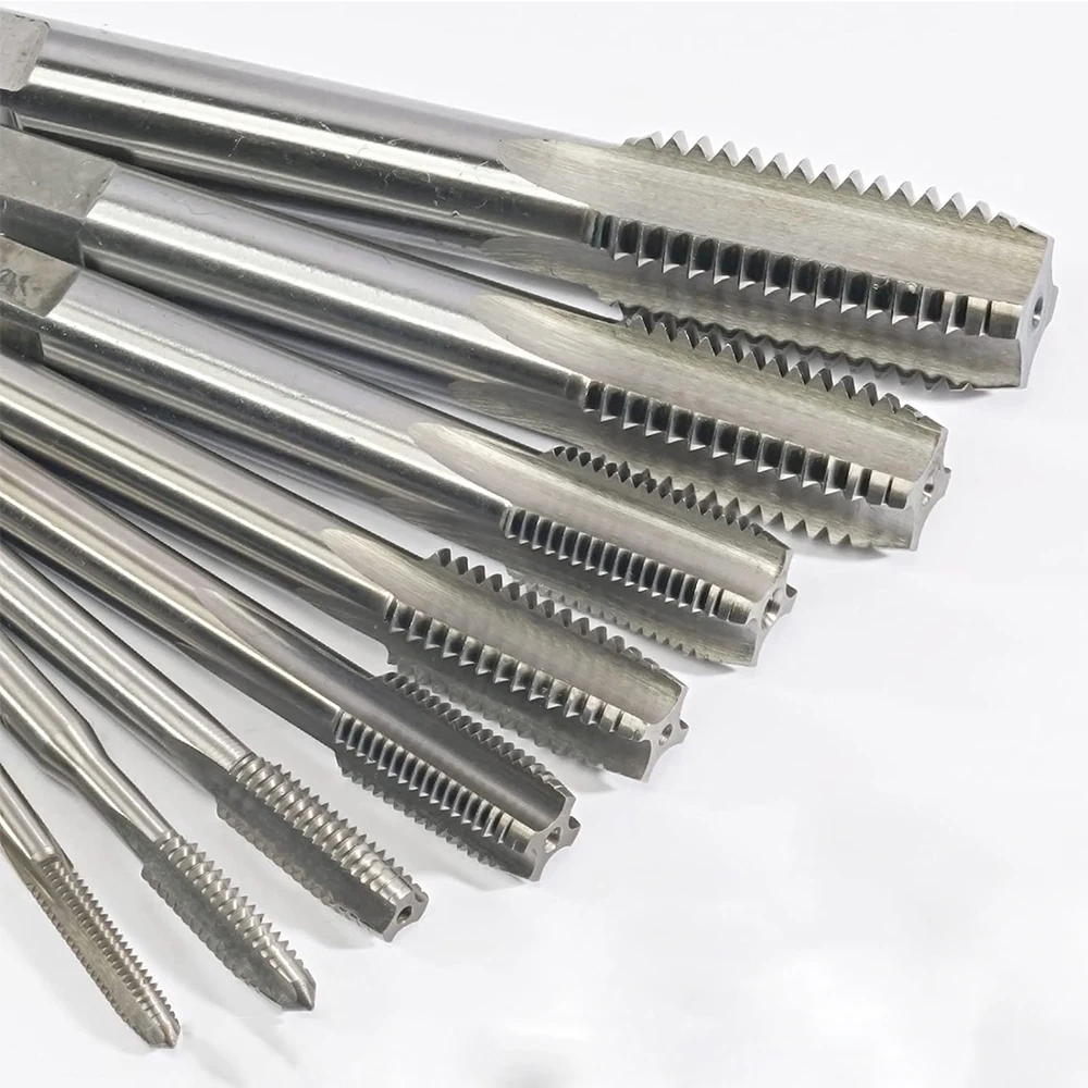 M35 Hss Machine Screw Thread Metric Plug Tap Screw Taps 20/22/24/4-40/6-32/8-32/10-24-32